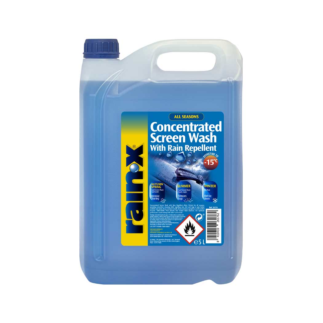 Concentrated Screenwash With Rain Repellent Effect