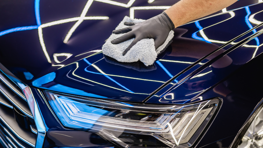 How to clean a car without using water? RainX