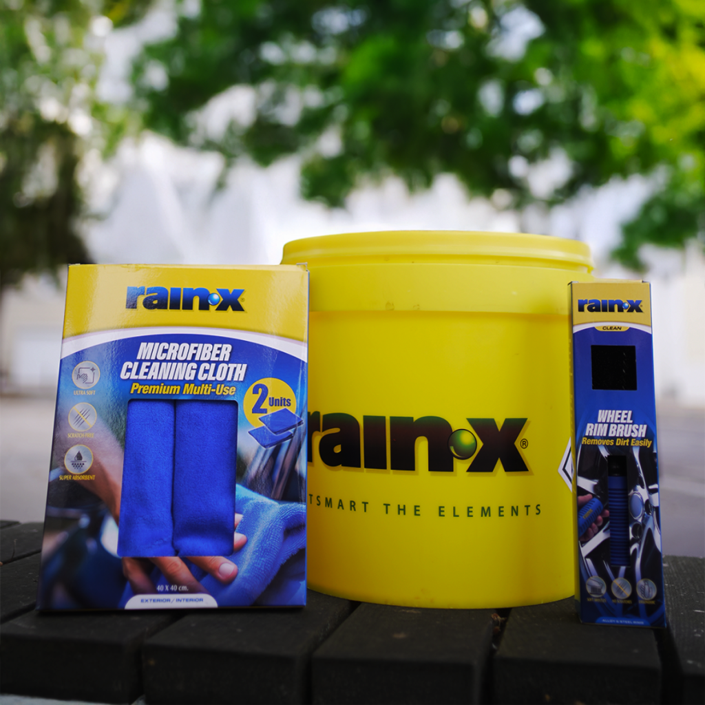 RainX accessories range for car care